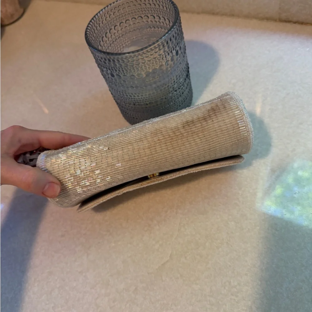 Vintage iridescent Clutch Bag